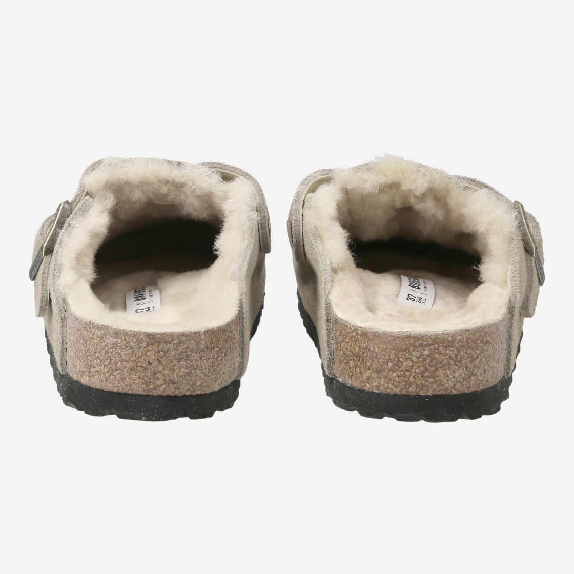 birkenstock BOSTON SHEARLING - Weiß - Seitenansicht