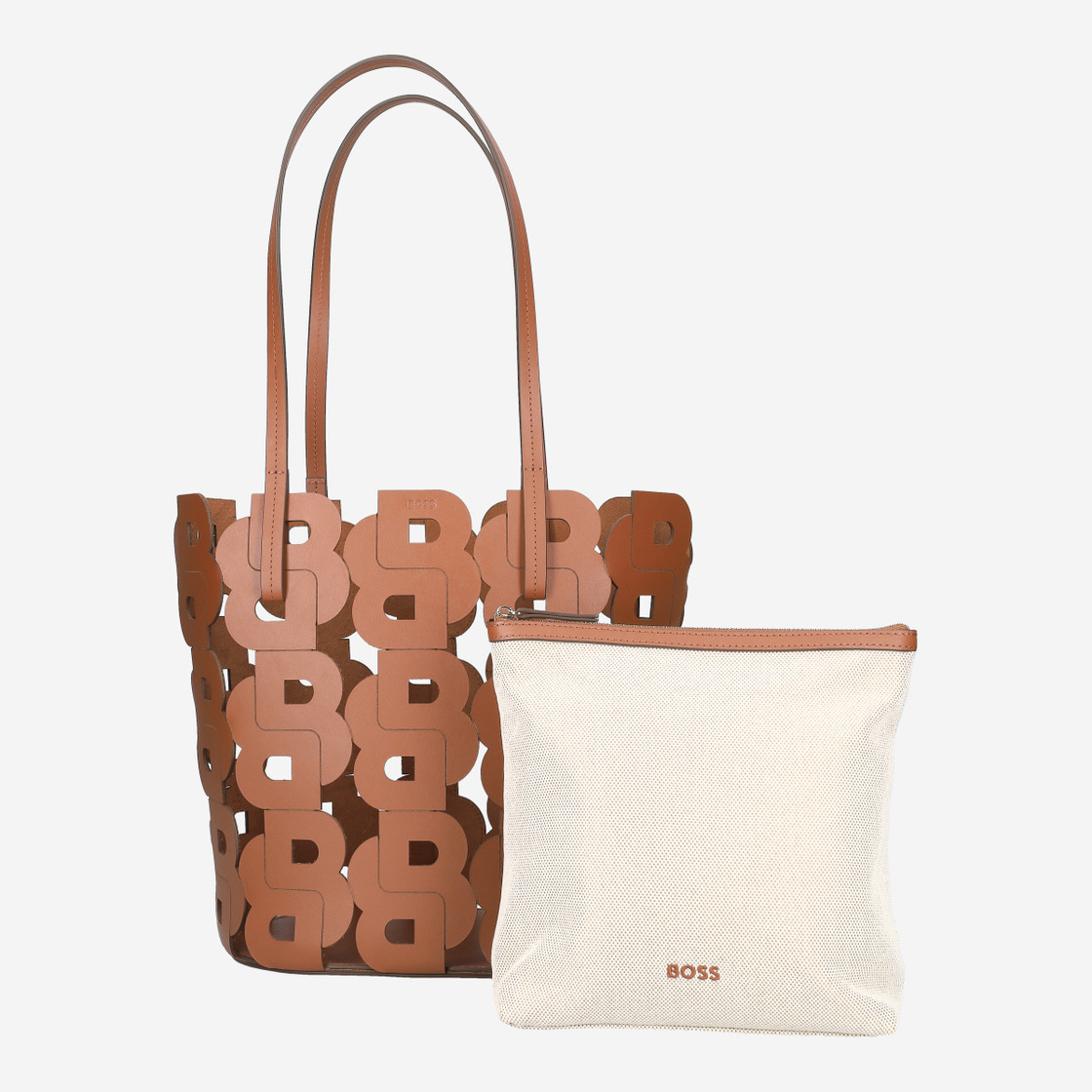 Boss Lindah_Tote - Braun - Rückansicht