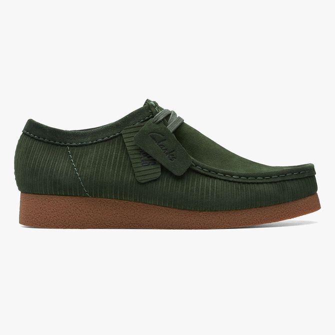 Clarks Wallabee Evo - Grün - Rückansicht