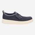 Clarks Polden Moc - Blau - Rückansicht