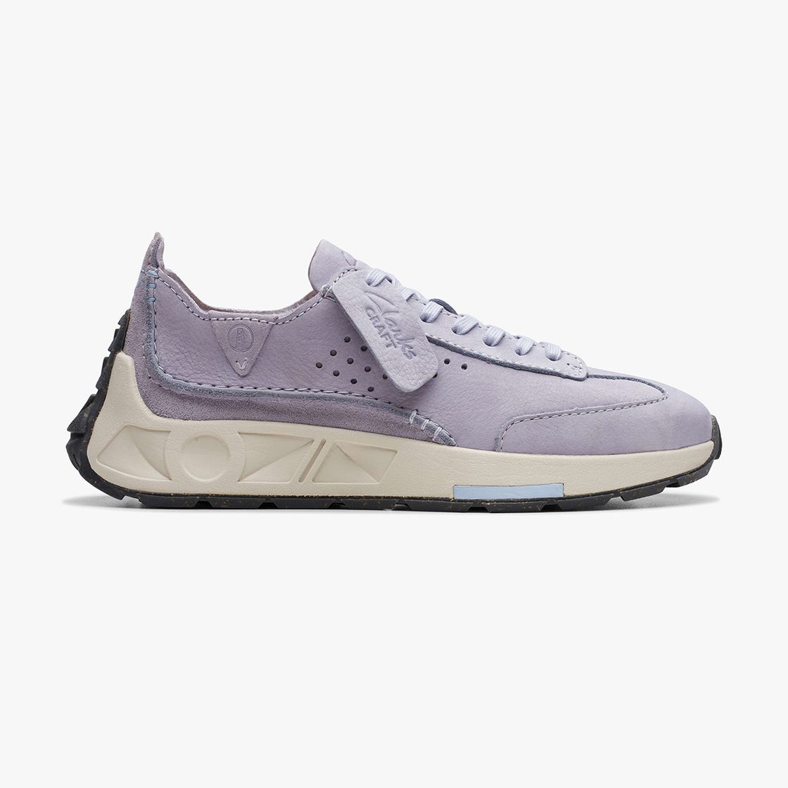 Clarks Craft Speed. Lilac - Lila - Rückansicht