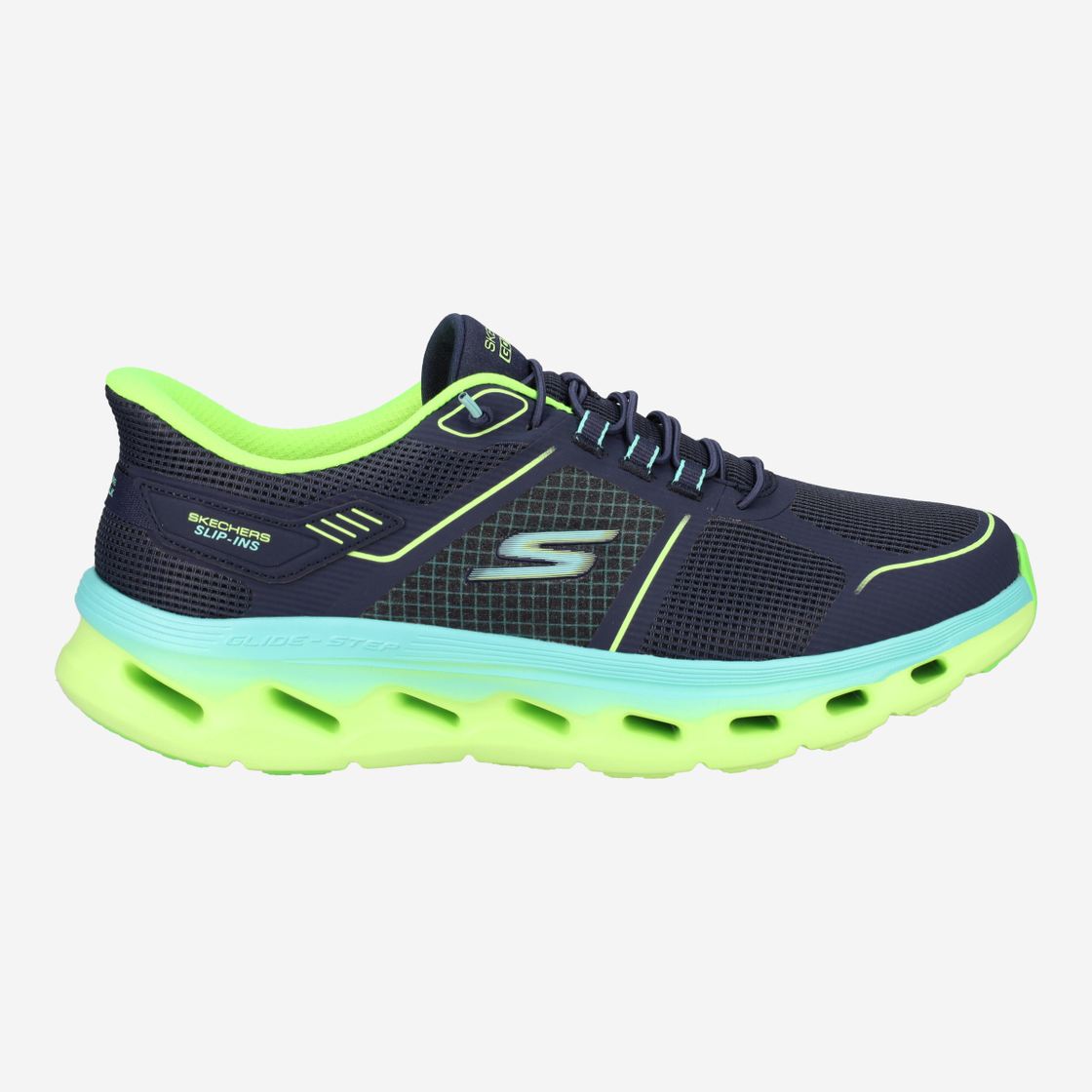 Skechers GO WALK GLIDE STEP 2.0 - Blau - Rückansicht