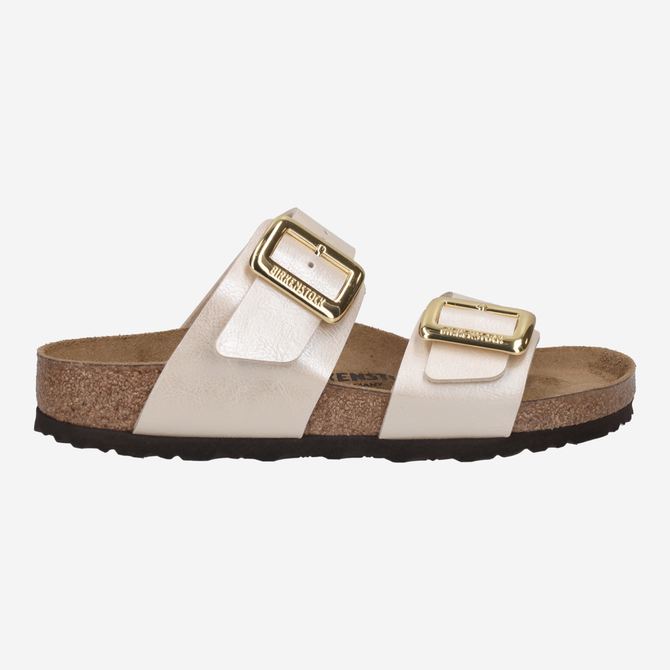 birkenstock SYDNEY CUSHION BUCKLE - Perlen-Weiß - Rückansicht