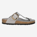 birkenstock GIZEH BIG BUCKLE - Grau / Stein - Rückansicht