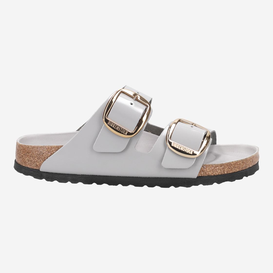 birkenstock ARIZONA BIG BUCKLENATURAL LEAT - Grau - Rückansicht