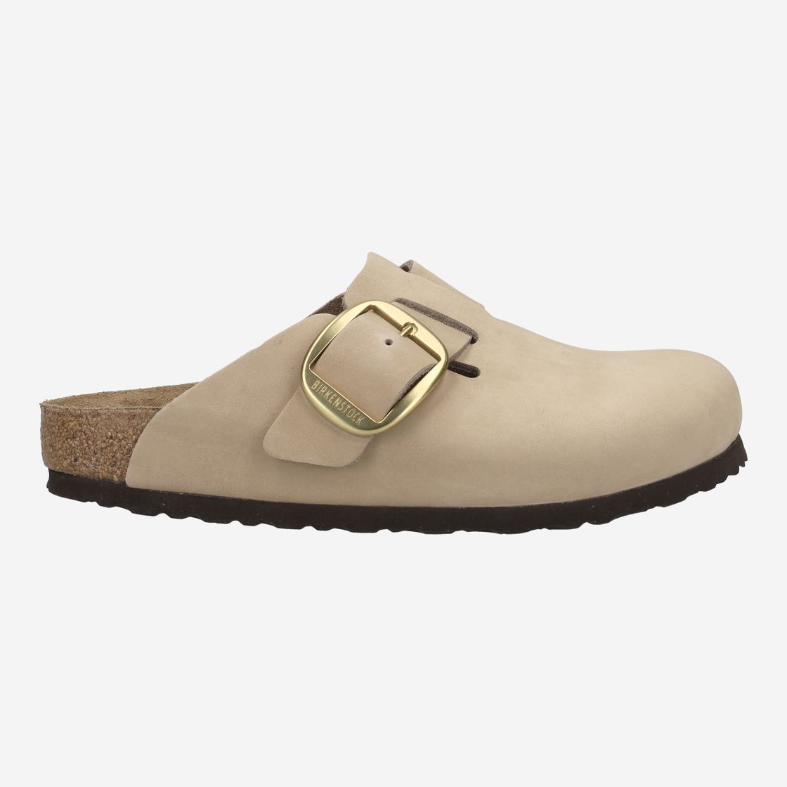 birkenstock BOSTON BIG BUCKLE NUBUKLEATHER - Braun - Rückansicht