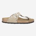 birkenstock GIZEH RIVET BORDER - Beige - Rückansicht