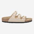 birkenstock FLORIDA BIRKO-FLOR - Beige, hell - Rückansicht