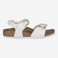 birkenstock RIO PLAIN FLOWERS - Weiß - Rückansicht