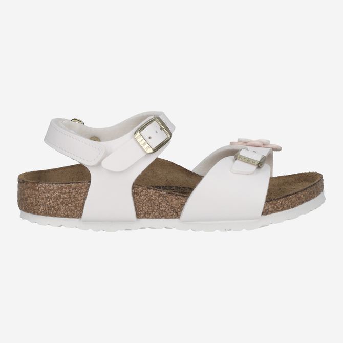 birkenstock RIO PLAIN FLOWERS - Weiß - Rückansicht