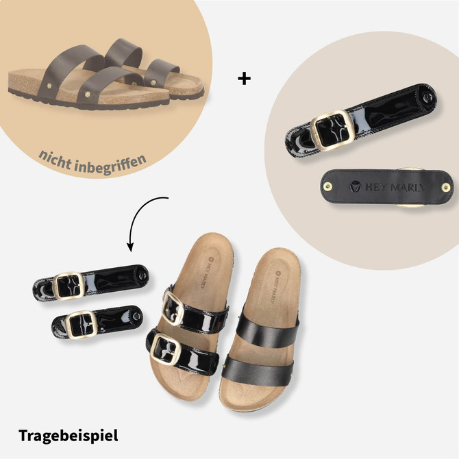 Hey Marley CITY GLOSS - Schwarz - Frontansicht