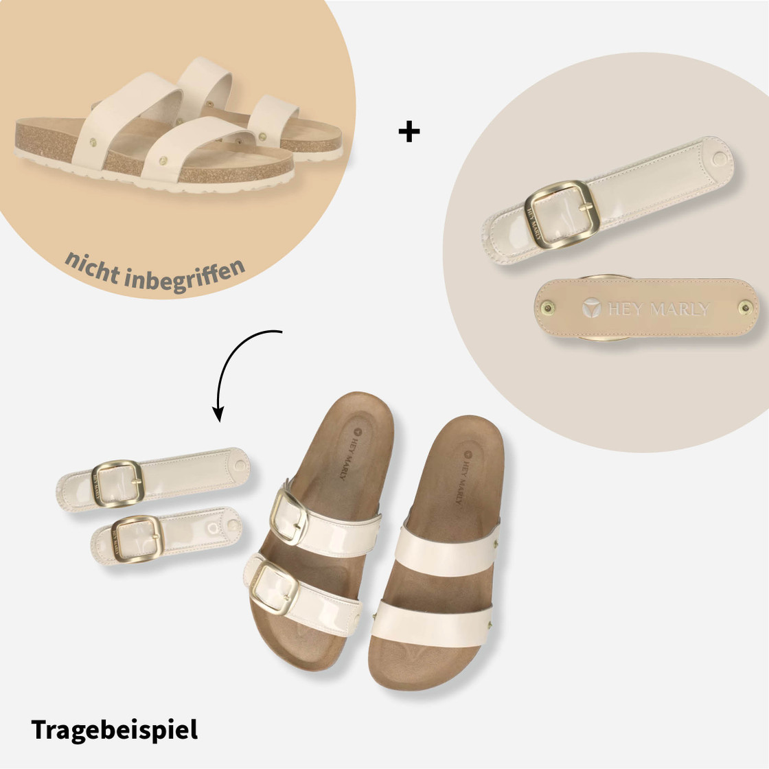 Hey Marley CITY GLOSS - Beige - Frontansicht