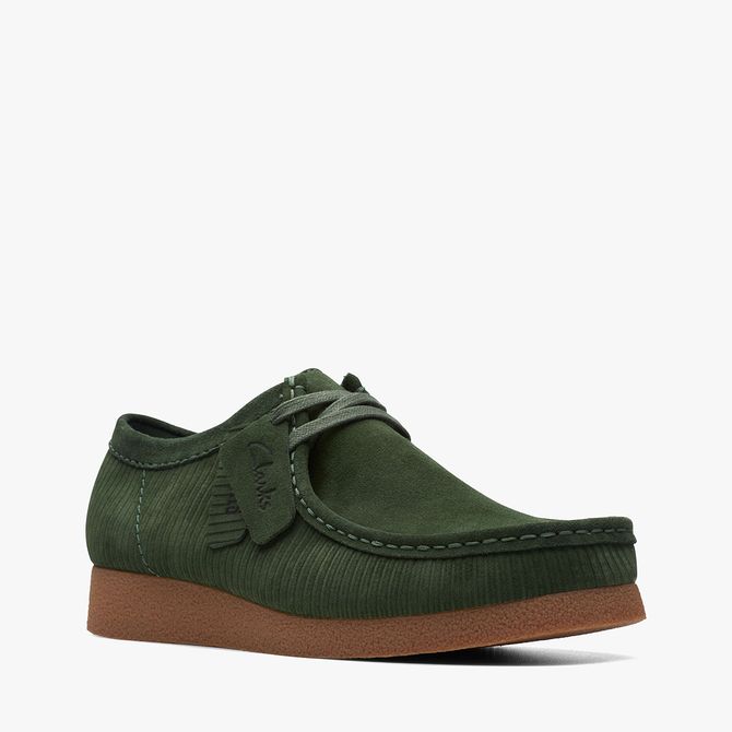 Clarks Wallabee Evo - Grün - Frontansicht