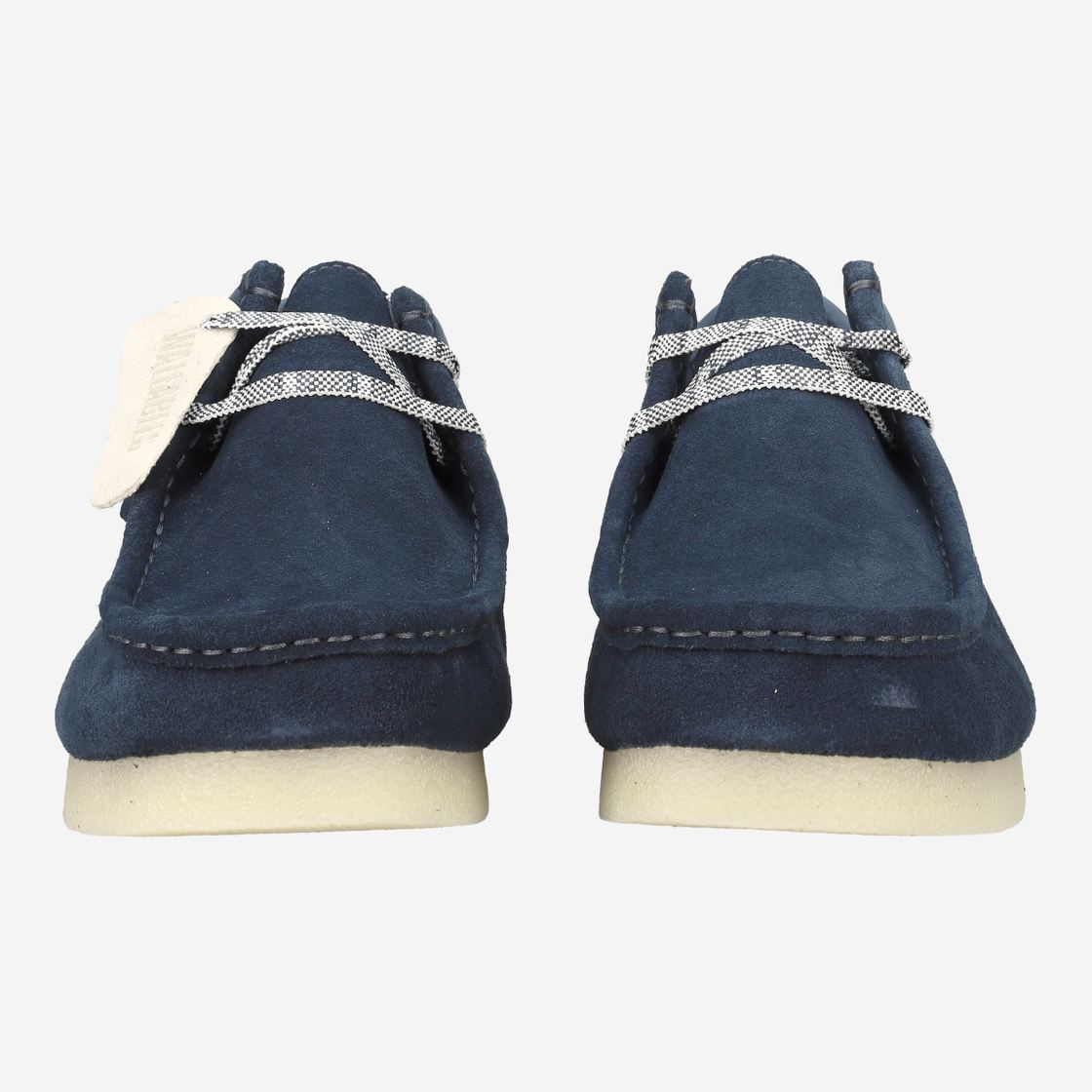 Clarks WallabeeEVO - Blau - Frontansicht