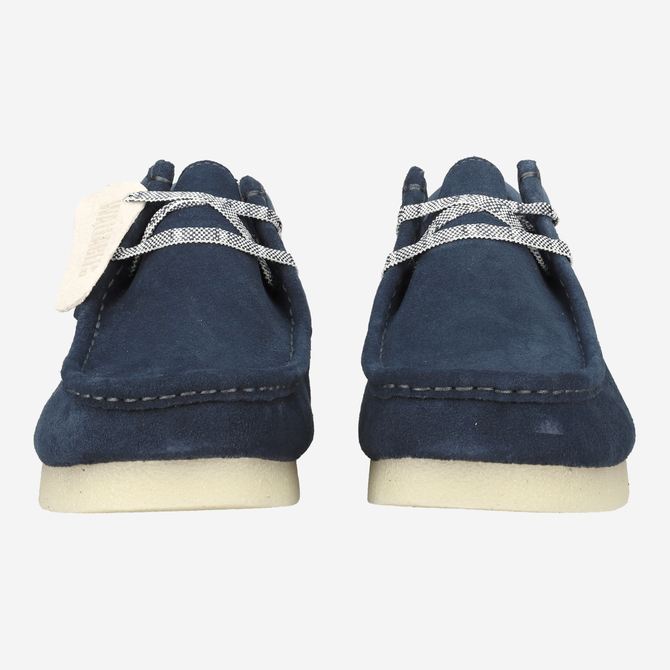 Clarks WallabeeEVO - Blau - Frontansicht