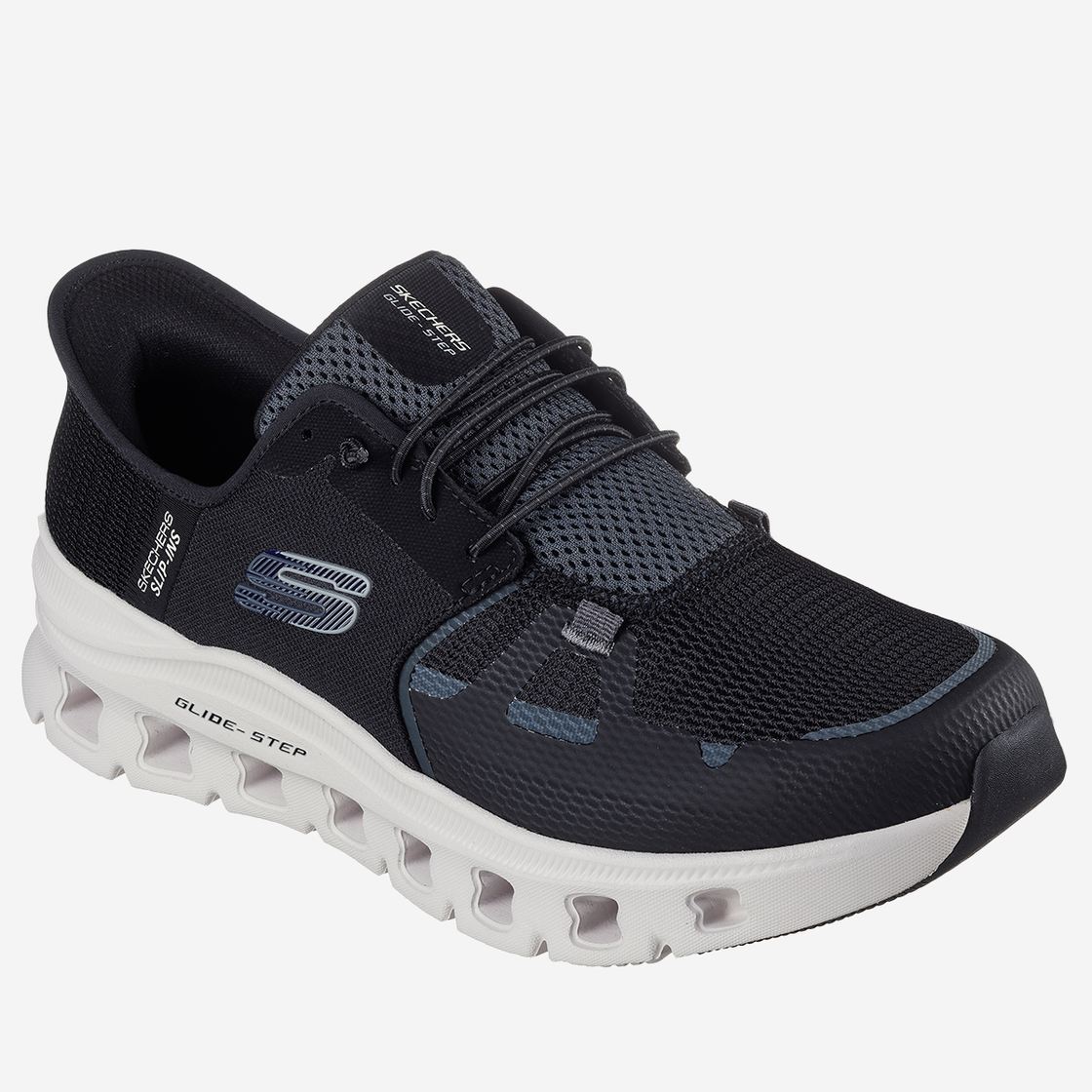 Skechers GLIDE STEP - Schwarz - Frontansicht