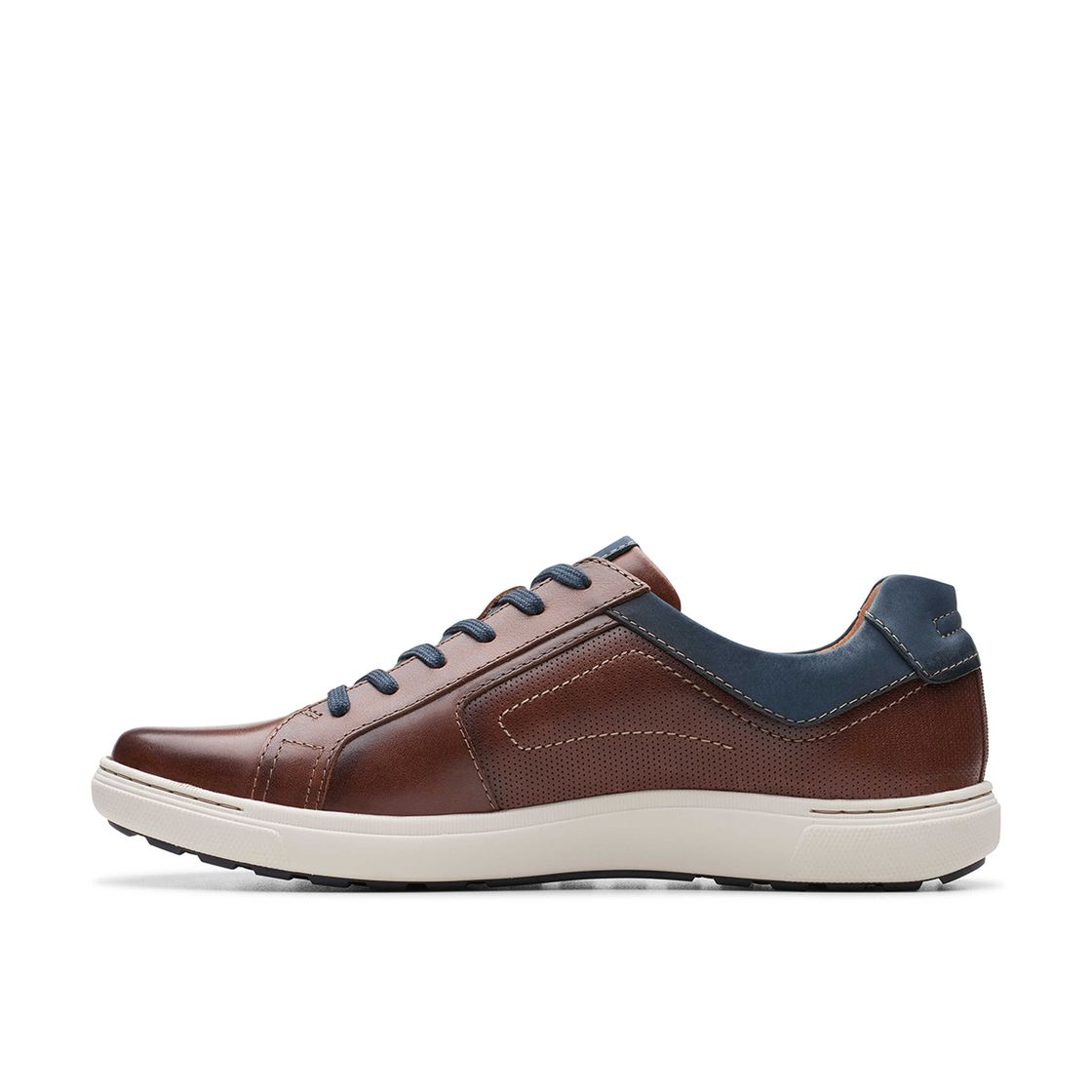 Clarks Mapstone Lace - Braun - Frontansicht