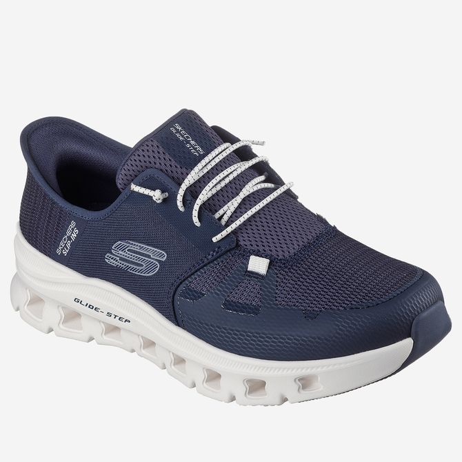 Skechers GLIDE - STEP - Blau - Frontansicht