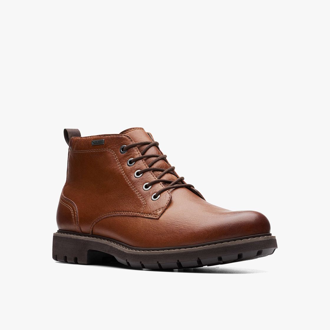 Clarks Batcombe Mix GTX - Braun - Frontansicht