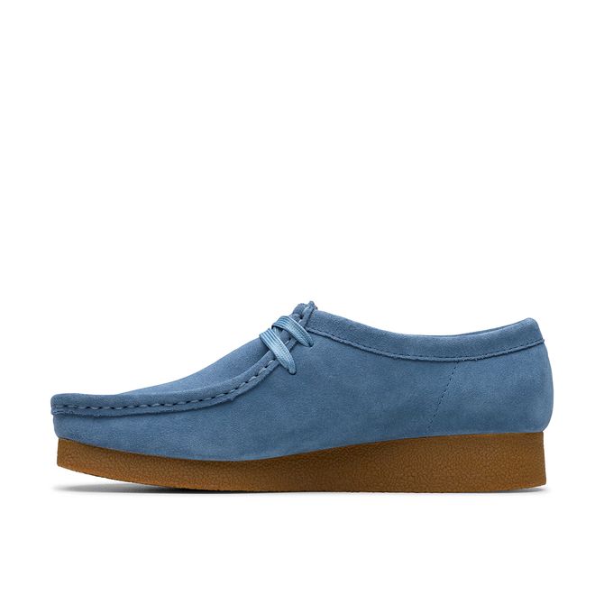 Clarks WallabeeEVOSh - Blau - Frontansicht