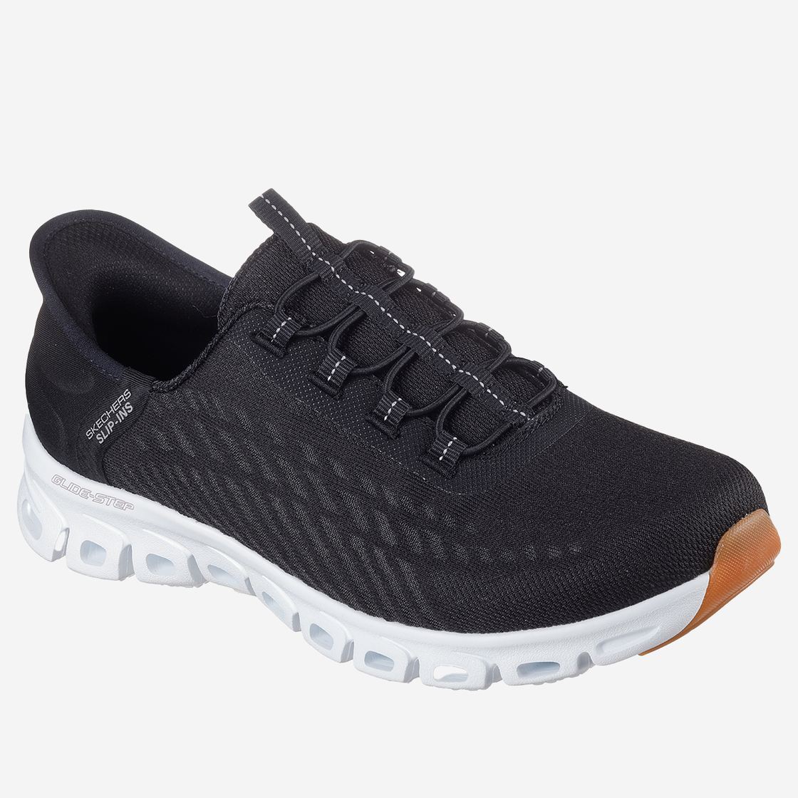 Skechers GLIDE STEP - Schwarz - Frontansicht