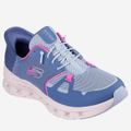 Skechers GLIDE STEP - Blau - Frontansicht