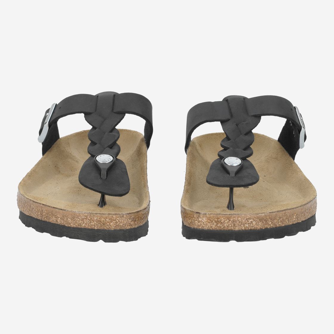 birkenstock GIZEH - Schwarz - Frontansicht