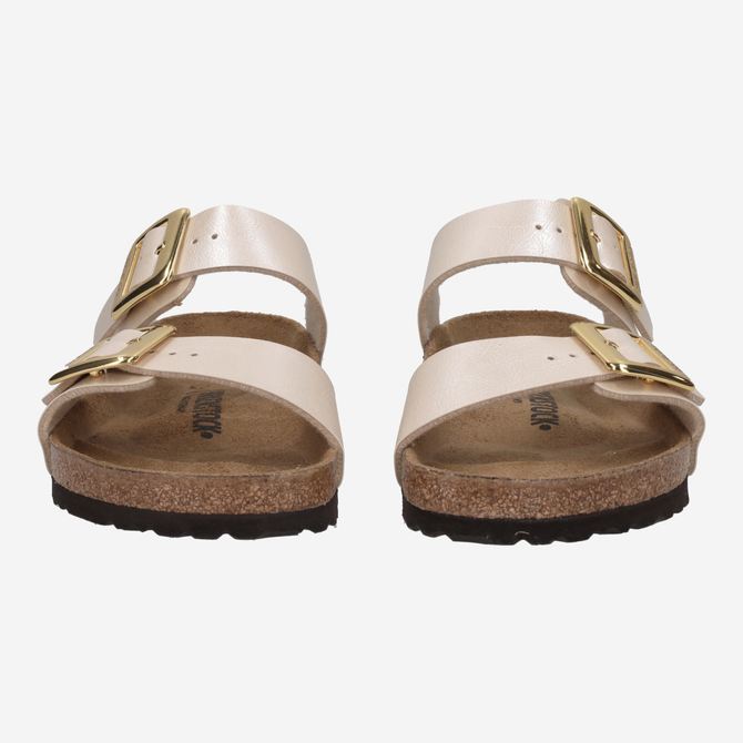 birkenstock SYDNEY CUSHION BUCKLE - Perlen-Weiß - Frontansicht