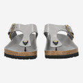 birkenstock GIZEH BIG BUCKLE - Grau / Stein - Frontansicht