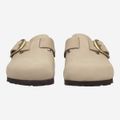 birkenstock BOSTON BIG BUCKLE NUBUKLEATHER - Braun - Frontansicht