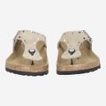 birkenstock GIZEH RIVET BORDER - Beige - Frontansicht