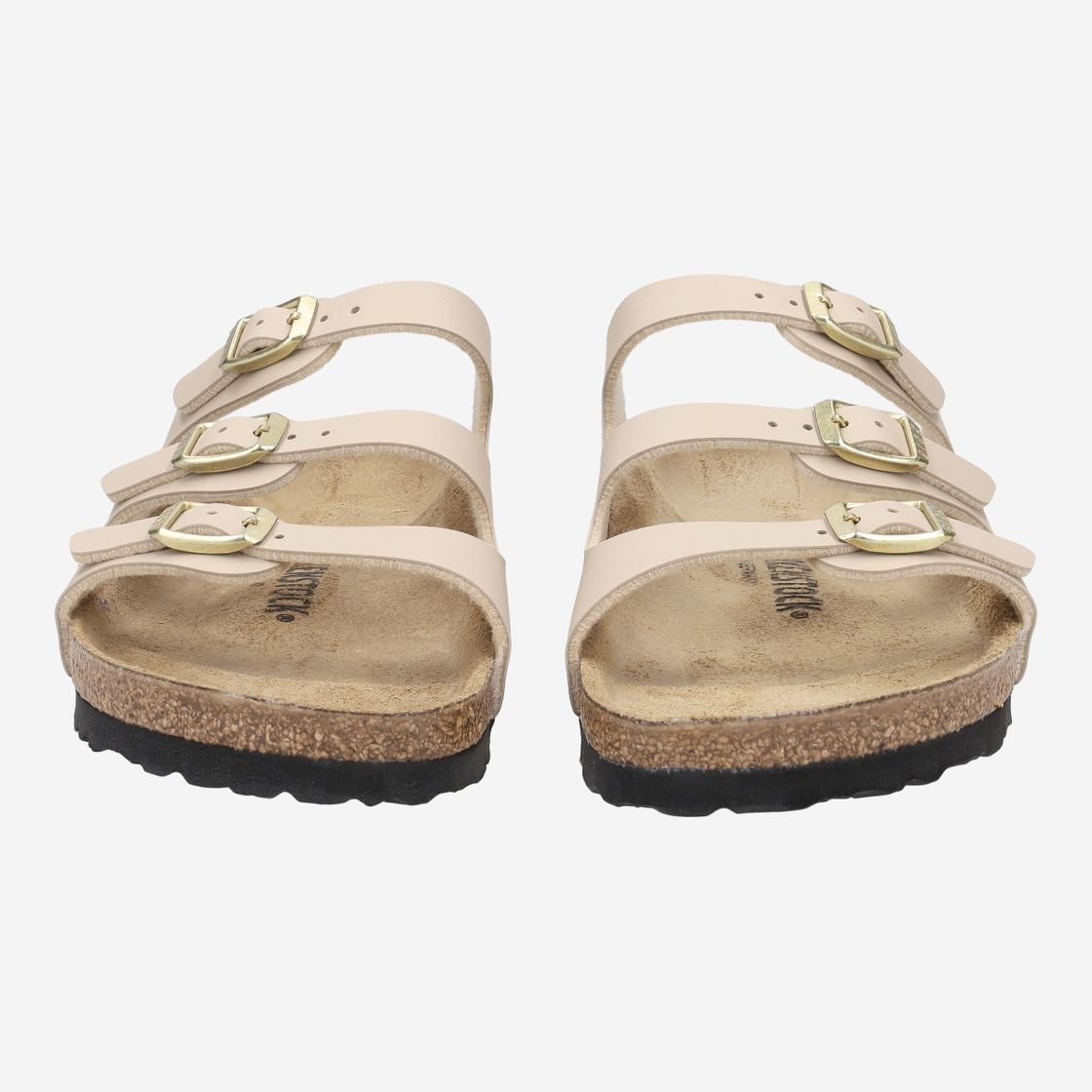 birkenstock FLORIDA BIRKO-FLOR - Beige, hell - Frontansicht