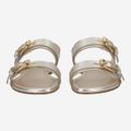 Attilio Giusti SUMMER MULTI BUCKLES - Beige, metallik - Frontansicht