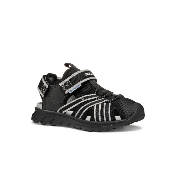 Geox SANDAL AIRADYUM - Schwarz - Frontansicht
