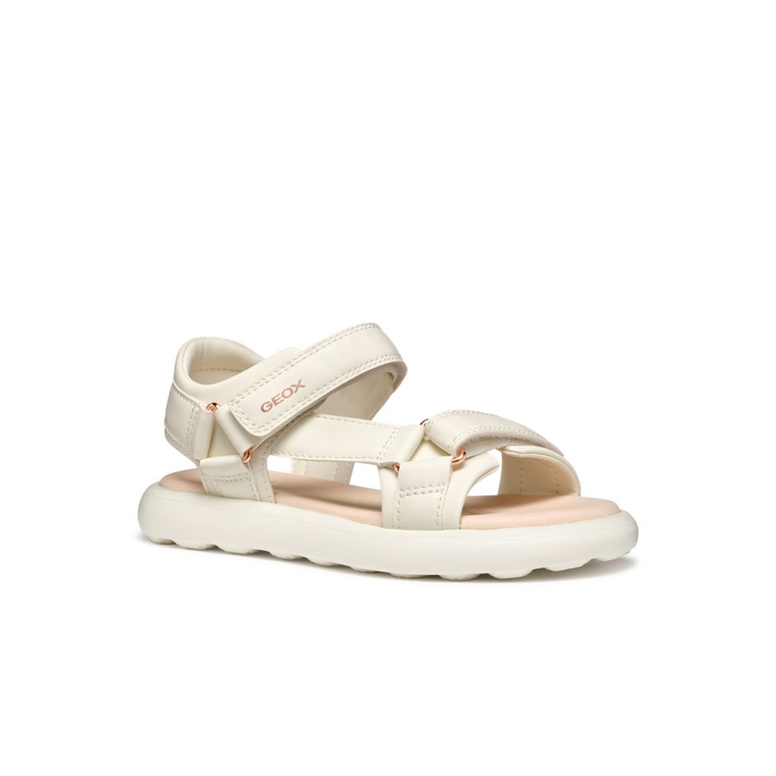 Geox SANDAL PUFFYPOP - Weiß - Frontansicht