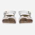 birkenstock RIO PLAIN FLOWERS - Weiß - Frontansicht