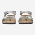 birkenstock RIO KIDS BIRKO-FLOR - Silber - Frontansicht