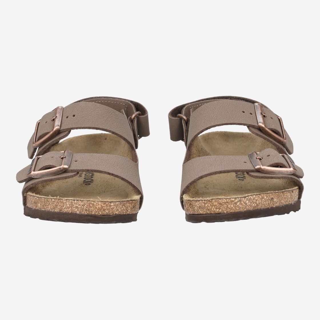 birkenstock MILANO KIDS BIRKOFLOR - Braun - Frontansicht