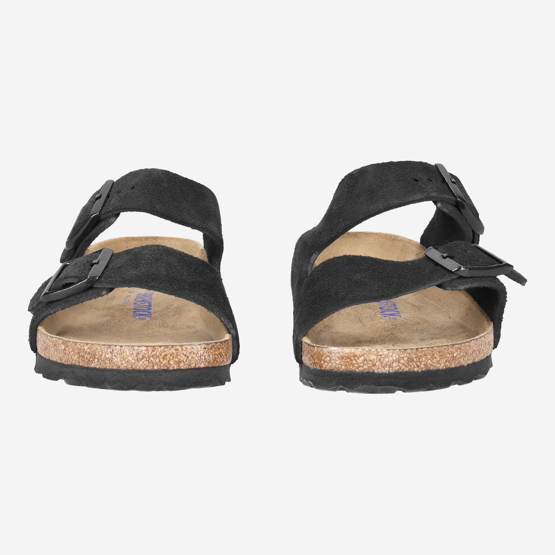 birkenstock ARIZONA SOFT FOOTBED - Schwarz - Frontansicht