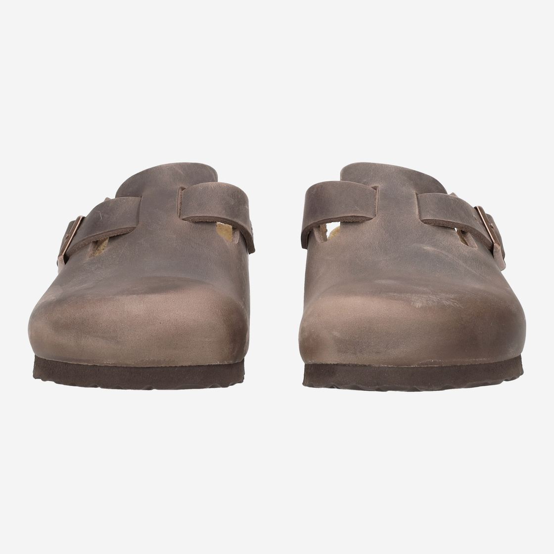 birkenstock BOSTON SOFT FOOTBED - Braun - Frontansicht