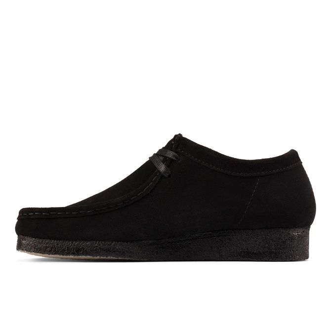 Clarks Wallabee - Schwarz - Seitenansicht