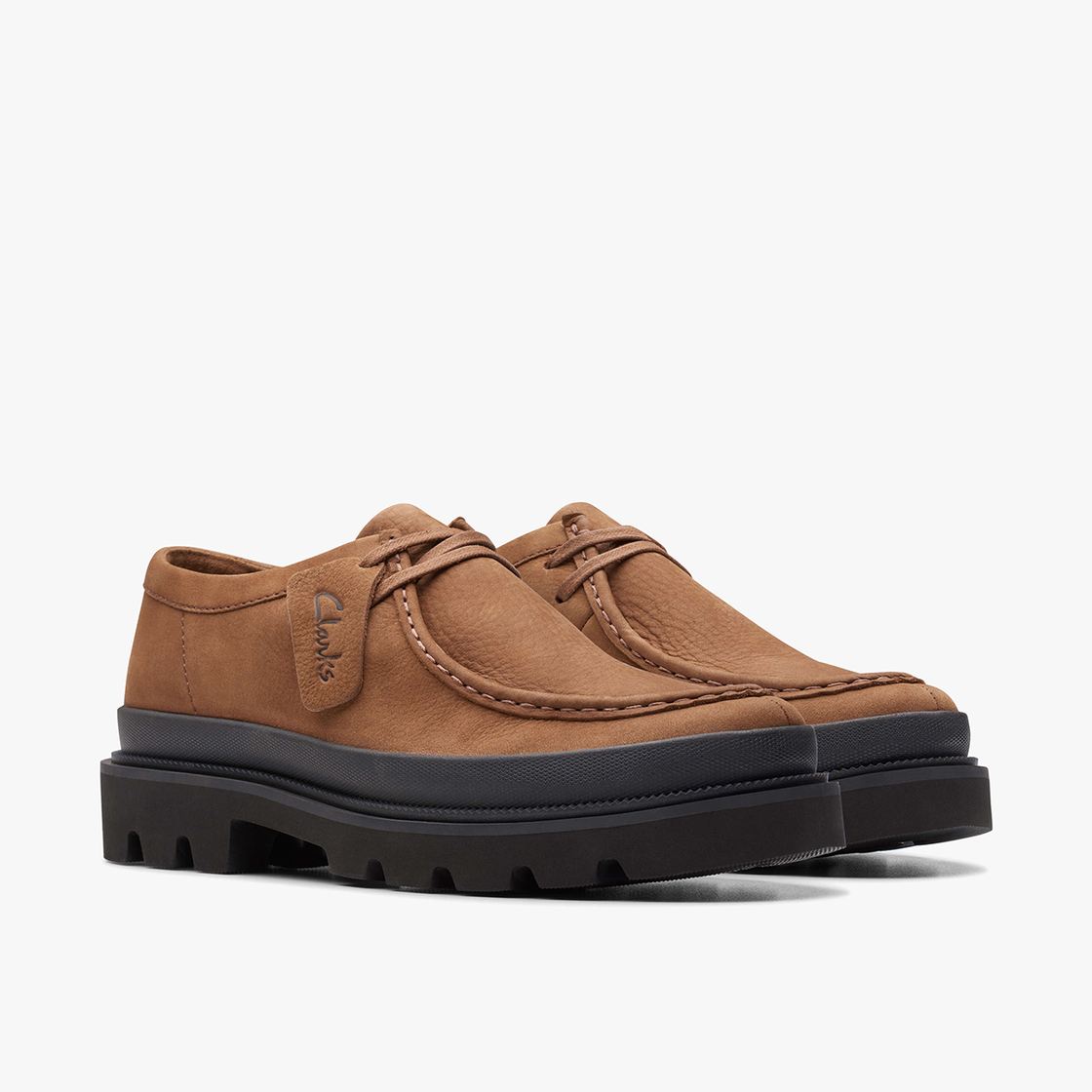 Clarks Badell Seam - Braun - Seitenansicht