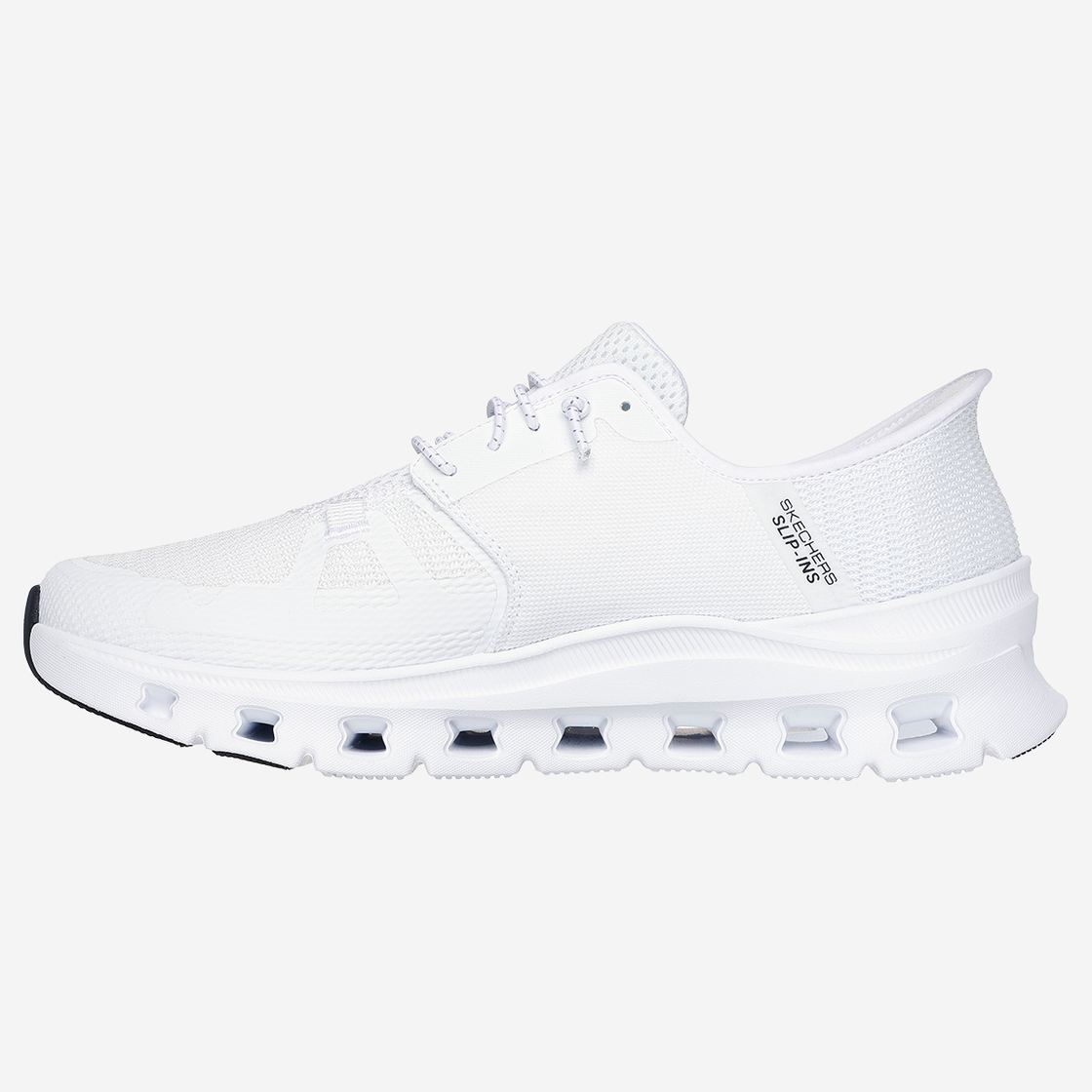 Skechers GLIDE STEP - Weiß - Seitenansicht