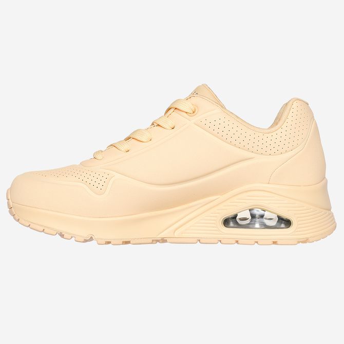 Skechers UNO - Orange/ Soft Peach - Seitenansicht