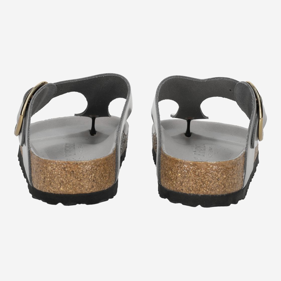 birkenstock GIZEH BIG BUCKLE - Grau / Stein - Seitenansicht