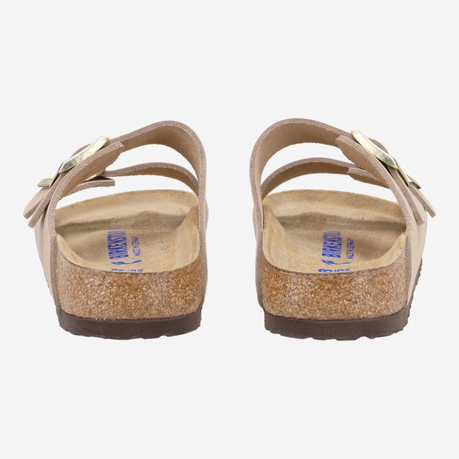 birkenstock ARIZONA SOFT FOOTBEDNUBUK - Beige - Seitenansicht