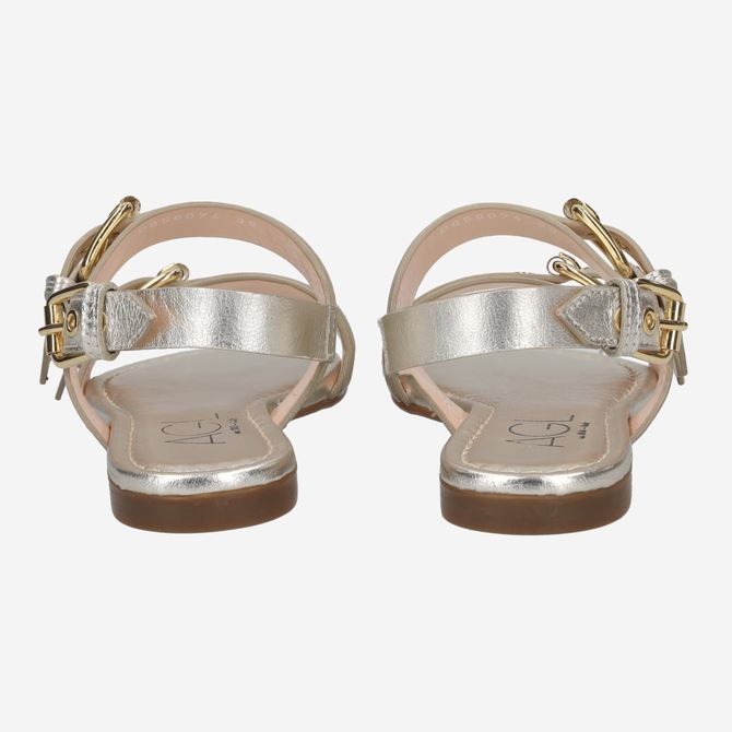 Attilio Giusti SUMMER MULTI BUCKLES - Beige, metallik - Seitenansicht