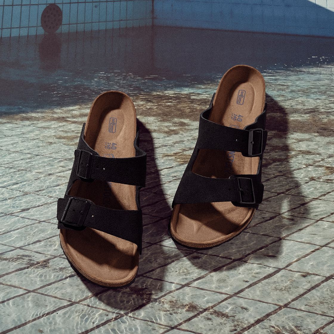 birkenstock ARIZONA SOFT FOOTBED - Schwarz
