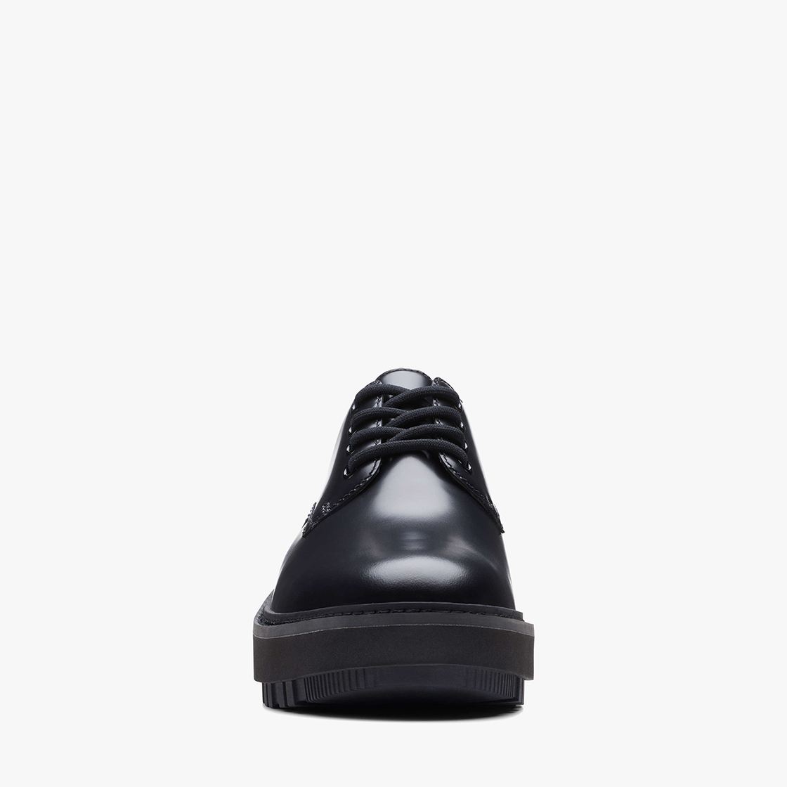 Clarks OriannaW Derby - Schwarz - Draufsicht