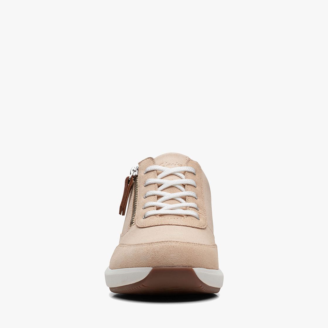 Clarks Un Rio Zip Light - Beige - Draufsicht